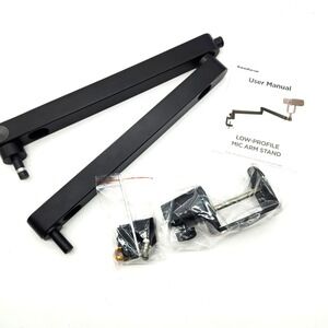 InnoGear Mic Boom Arm 360° Desk Mount Magnetic Cable Mgmt Black